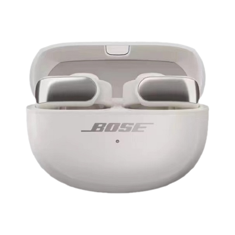 Bose Ultra 开放式耳机 晨雾白 耳夹式耳机不入耳