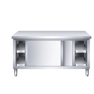 曌梵不锈钢操作台150*50*80cm单通张
