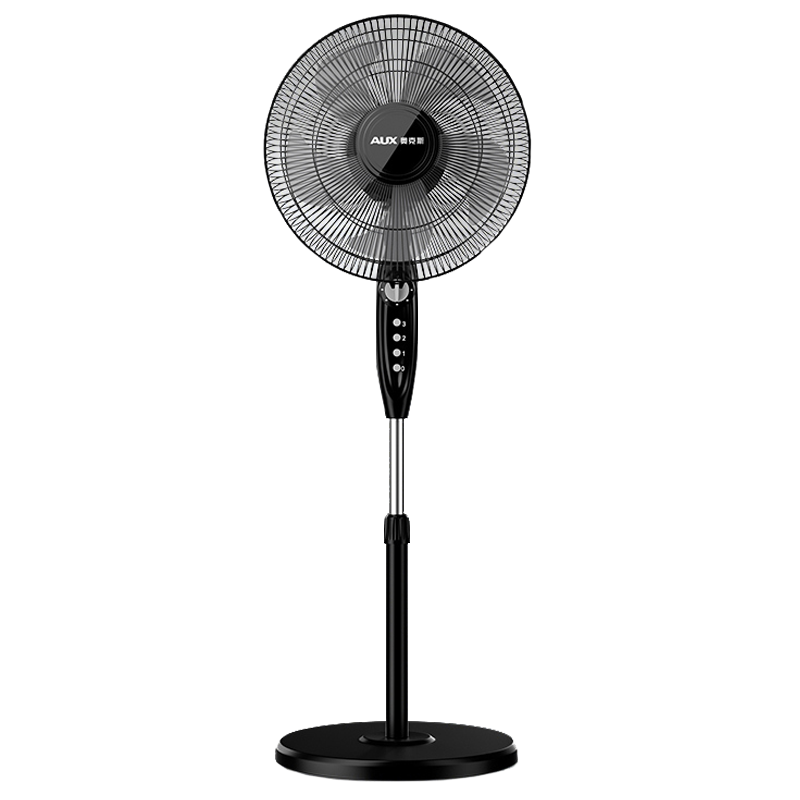 奥克斯(AUX)电风扇落地扇家用节能立式宿舍遥控风大音轻工业 18英寸升级精灵遥控款五叶加长线