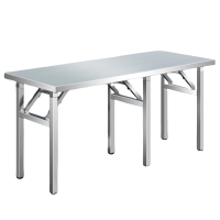 铭思达不锈钢折叠桌180*60cm张