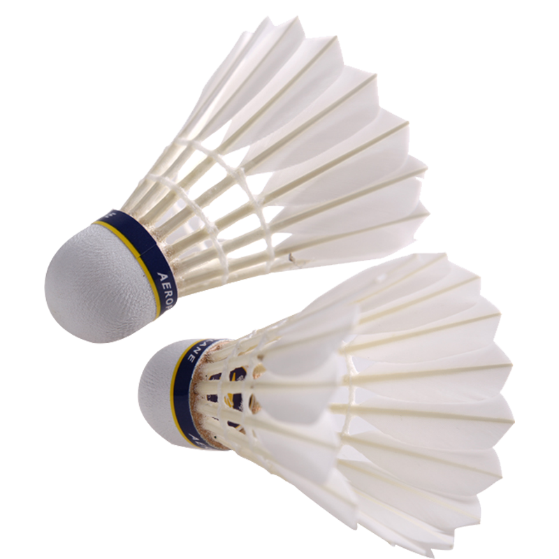 航空(AEROPLANE) 303 圆毛49速 羽毛球鹅毛比赛级圆毛尖毛耐打羽毛球 1筒