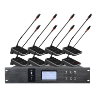 润普Runpu会议音频扩声系统 专业有线手拉手套装数字会议麦克风话筒有线手拉手一拖八RP-S8-YXS9100