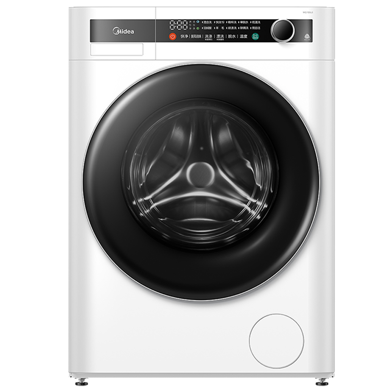 美的(Midea)滚筒洗衣机全自动 10公斤家用大容量变频电机 焕活精粹洗银离子除菌除螨洗 1.08洗净比MD100L0