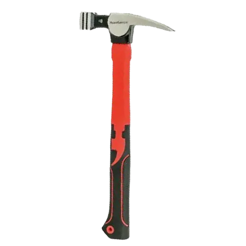 煌刚(HuanGon)羊角锤直角方顶 带磁防滑 双色TPR防滑手柄,手握舒适,防滑耐磨原色烤油,机械手抛光,防腐防锈