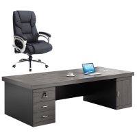 锁匠 老板桌2m+1椅组