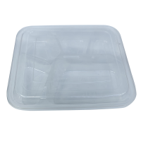 盛京浩祎 一次性餐盒 分体五格 150套/箱 1箱
