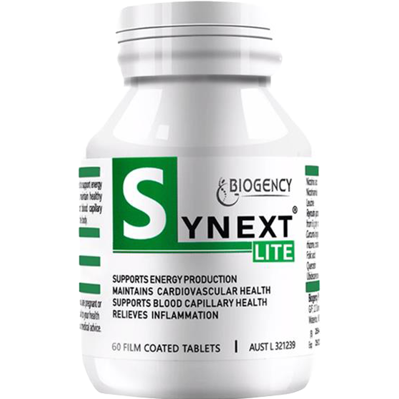 EZZ Synext澳洲小绿瓶Lite提升NAD+内循环 抗衰老辅酶Q10片剂 60粒 澳洲进口