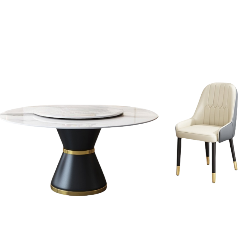 锁匠 圆餐桌1.2m+4椅组