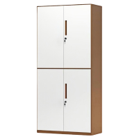 珂洋 文件柜 咖套白通双节90*40*185cm 台