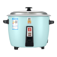 三角牌电饭锅家用老式电饭煲小型1-2-3-4人5-6升蒸煮饭锅 4L晴空蓝