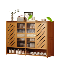 荺炬鞋柜四门6层个