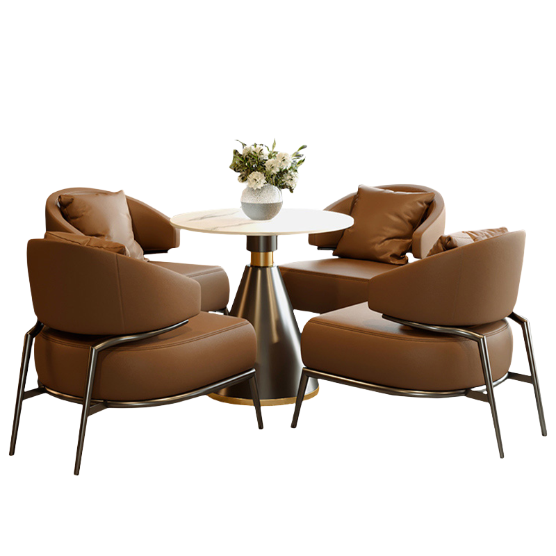 烁恒 休闲沙发 60cm+洽谈椅*4 套