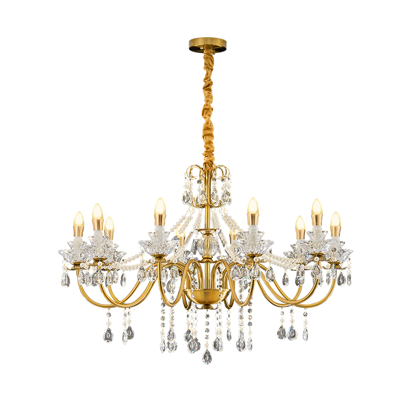 雷士照明轻奢客厅吊灯欧式客厅卧室吊灯新款2025法式中古风吊灯66