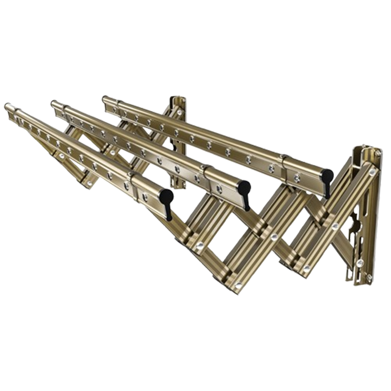 古达阳台伸缩晾衣杆家用晾衣架室外折叠户外推拉式外墙窗户室外晒衣架