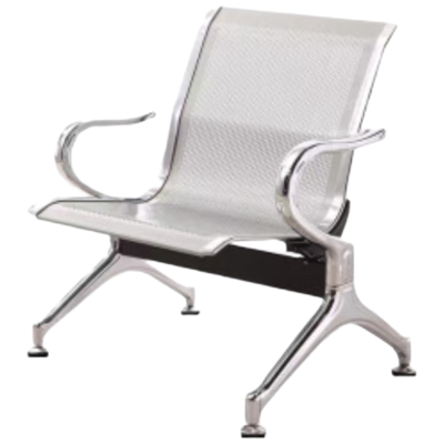 戴劲 钢制排椅机场椅加固加厚医院长椅候诊椅连排输液等候椅B款单人位