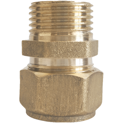 云型巨 铝塑管外丝直接 铝塑管水管接头太阳能暖气片配件 32*1寸 个