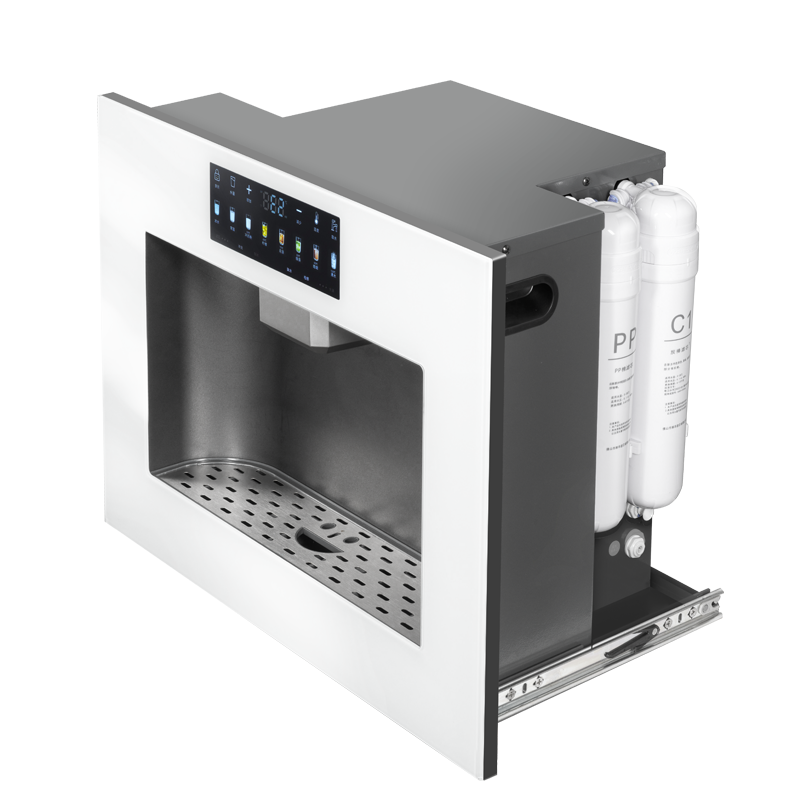 英丰净水设备 嵌入式饮水机直饮机管线机 R0反渗透冰热净水器一体机 [净饮机冰热款]R0反渗透一体机(黑/白可选)