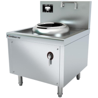 商用电磁小炒炉大功率凹面电磁灶单头无尾小炒炉灶 8kw PD-X400-E108