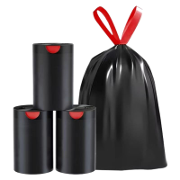 娅秸 抽绳垃圾袋 50*55cm/卷(50只)