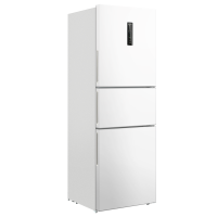 离子净美菱271升三门冰箱 59.6cm窄机身小冰箱1级能效风冷无霜净味家用电冰箱换新消费补贴BCD-271WP3CX白