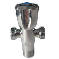 DXP 三通铜角阀 4分 个