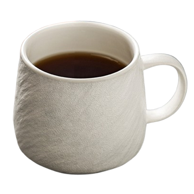 纳丽雅(Naliya)简约陶瓷马克杯大容量喝水杯子小众男生水杯茶杯办公室家用情侣杯