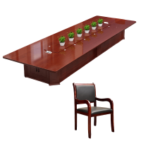 烁恒 洽谈桌 4.5米桌+16把将军椅 张