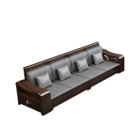 枢泽 沙发 客厅沙发 四人位 张