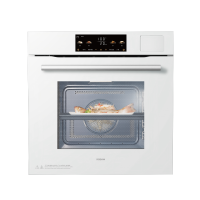 老板(Robam)盐系G2微蒸烤蒸烤箱一体机嵌入式 幻彩屏搪瓷家用微波炉77L自清洁小贝果系列C98A-G2白色