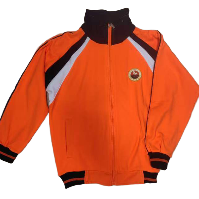 职业季 橙色黑领校服外套 男女通用
