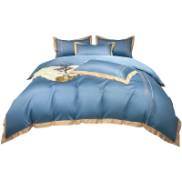 伊伊爱 享系列60S长绒棉纯棉四件套