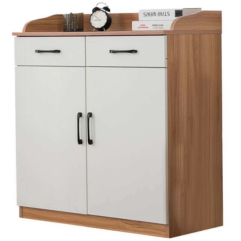 筑亮 餐边柜 80cm黄白 台