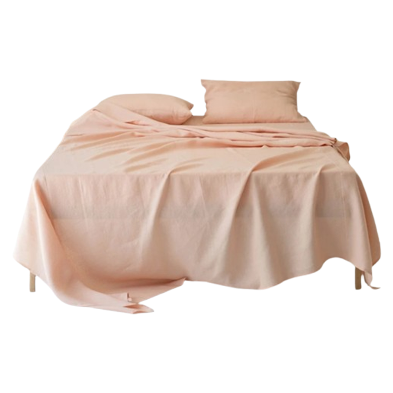 欧梦澜 加厚亚麻床单 150*200cm 条