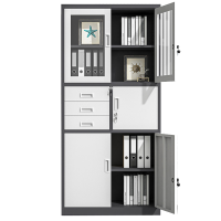 烁恒文件柜偏三斗台