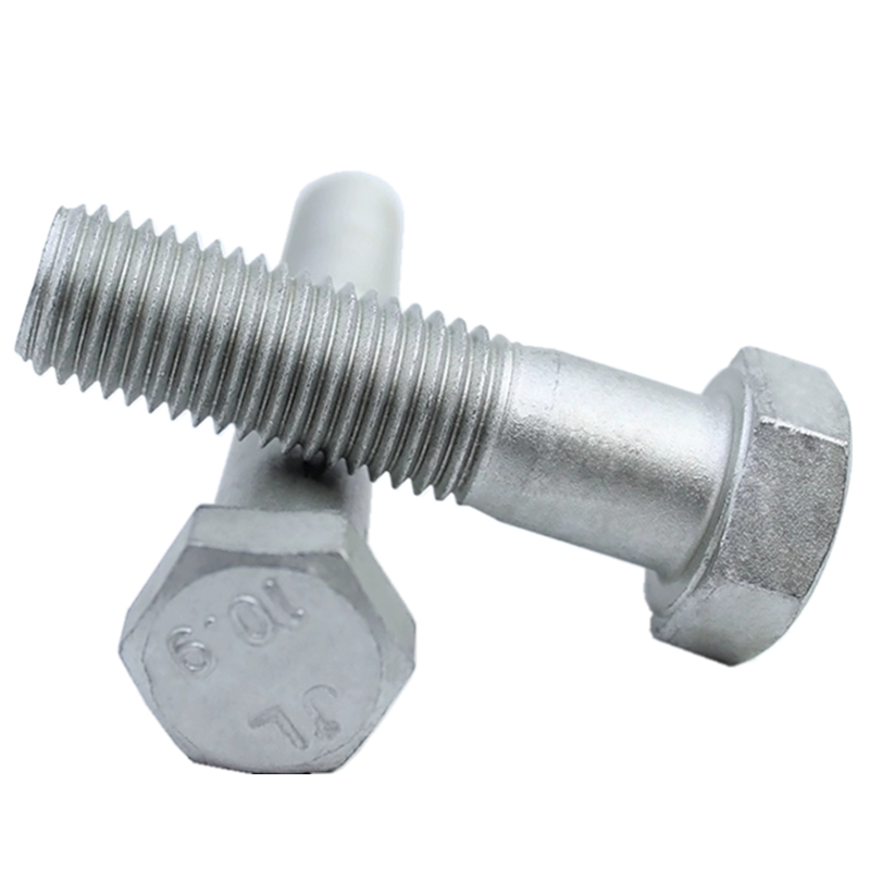 蔚期 GB5782镀锌六角头螺栓 M24*110半牙 个