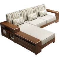 演发 沙发三人位+贵妃 张