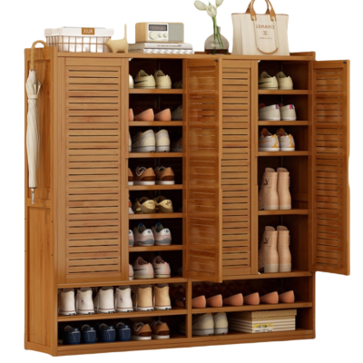 攸形四门鞋柜1180*320*1420mm个