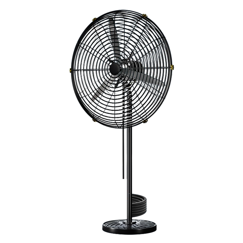 某工业摇头电风扇强力大功率落地牛角扇大风力挂壁式工厂商用_750挂壁扇塑钢叶三档摇头