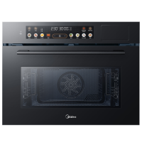 美的(Midea)55L嵌入式变频微蒸烤蒸烤箱空气炸10英寸大彩屏多功能微蒸烤炸炖一体机 GC5