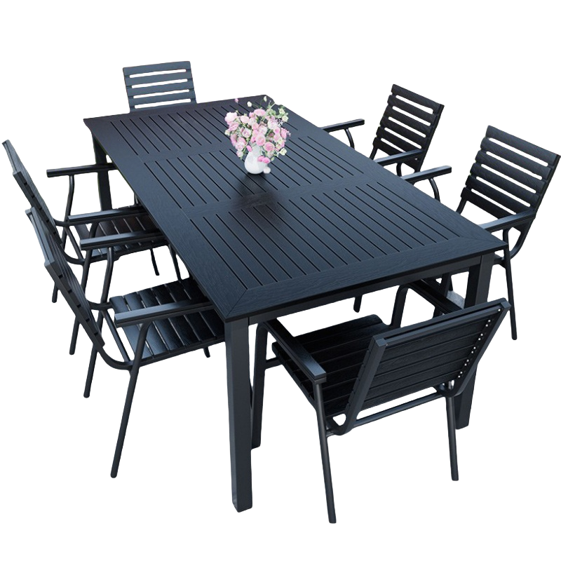 依韵珂户外桌椅1800*900mm+6把椅子套