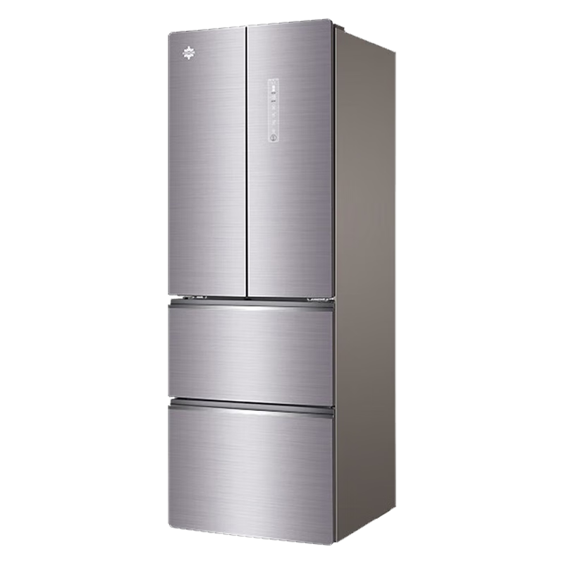 格力(GREE)法式多开门冰箱玻璃面板一级能效超薄-33°深冻零度保鲜变频风冷无霜 BCD-332WPQG/霞光紫