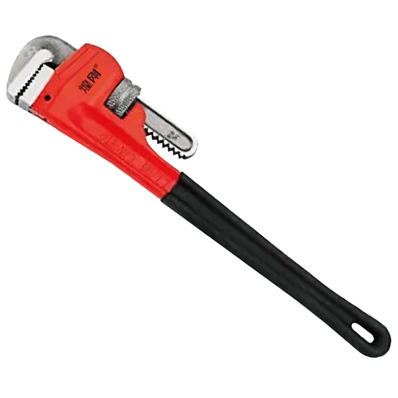 煌刚(HuanGon)美式重型沾塑管子钳高碳钢冷压成型超硬牙口整体热处理高硬度大扭矩