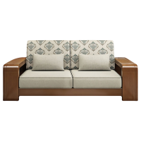 演发 实木沙发双人 张