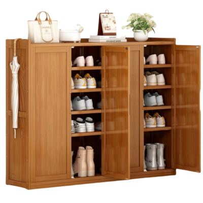 攸形实木鞋柜118*32*97cm个