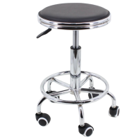 铭思达吧台椅滑轮款把