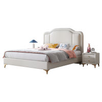 简约现代公主床少女心网红卡通床创意动物床1.5米儿童床学生床