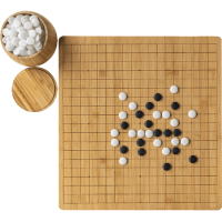 围棋儿童初学套装比赛棋子五子棋磨砂密胺十九路标准棋盘送书