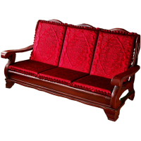 昕蓝梦 老式加厚海绵垫沙发垫靠垫一体 长55*高60cm 个