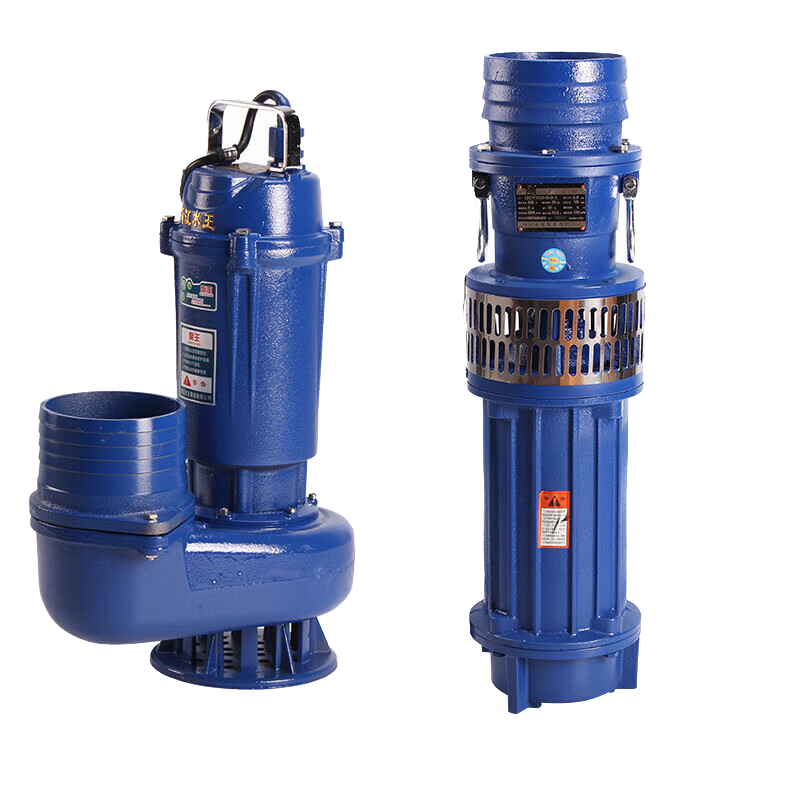 QDX QDX50-10-2.2 潜水泵 家用电220V大流量农田灌溉抽水泵流量50m³/h 扬程10米 口径76MM