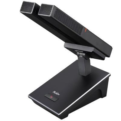 润普Runpu 国产化专业有线手拉手麦克风系统 工程会议话筒鹅颈桌面双杆方杆手拉手单元RP-YS6665S